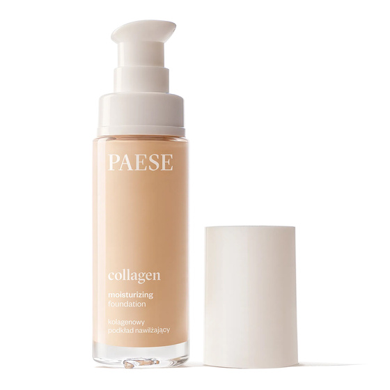 Paese Collagen – feuchtigkeitsspendende Kollagen-Gesichtsgrundierung mit Pumpe 300C Porcelain 30 ml