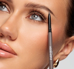 Everybody London Drehbarer Augenbrauenstift mit Bürstchen Dark Brown 0,1 g