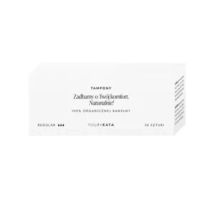 YOUR KAYA TAMPONS AUS BIO BAUMWOLLE REGULAR 24 STÜCK