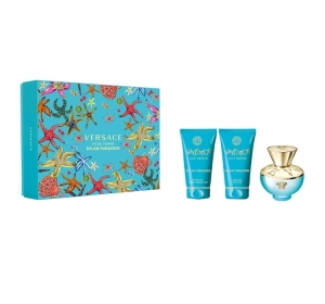 VERSACE DYLAN TURQUOISE POUR FEMME EDT 50ML + BG 50ML + SG 50ML