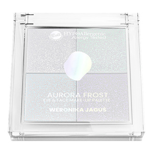 Bell Hypoallergenic x Weronika Jaguś Aurora Frost – Highlighter-Palette für Augen und Gesicht 01 10,4 g