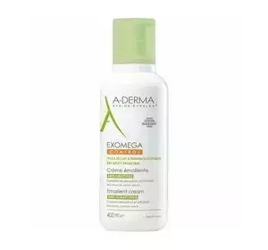 A Derma Exomega Control lindernde Creme gegen Kratzen 400ml