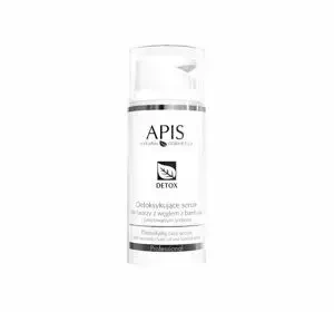 APIS DETOX ENTGIFTENDES GESICHTSSERUM MIT BAMBUSKOHLE UND IONISIERTEM SILBER 100ML