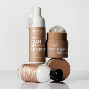 Veoli Botanica Foam Of Comfort Feuchtigkeitsspendender Gesichtsreinigungsschaum 150 ml