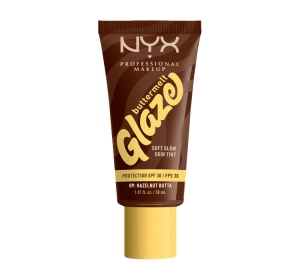 NYX Professional Makeup Buttermelt Glaze Creme-Foundation mit SPF30 09 Hazelnut Butta 30 ml