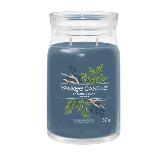 YANKEE CANDLE SIGNATURE DUFTKERZE BAYSIDE CEDAR 567G