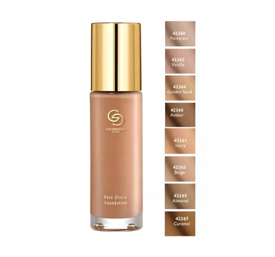 ORIFLAME GIORDANI GOLD PURE UFORIA FOUNDATION MINERALGRUNDIERUNG SPF35 05 ALMOND 30ML