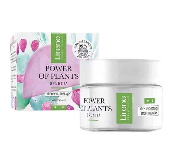 Kliknij na zdjęcie, aby je powiększyć LIRENE POWER OF PLANTS OPUNTIA GLÄTTUNGSCREME FÜR TAG UND NACHT 50ML