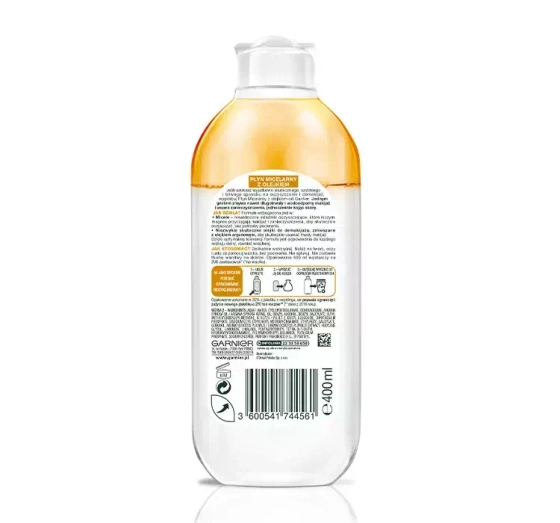 GARNIER SKIN NATURALS MIZELLENWASSER MIT ARGANÖL 400ML
