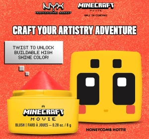 NYX Professional Makeup × A Minecraft Movie Cremiges Rouge 04 Honeycomb Hottie 8 g