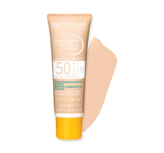 Bioderma Cover Touch Mineral Deckendes Fluid mit SPF50+ Very Light 40g