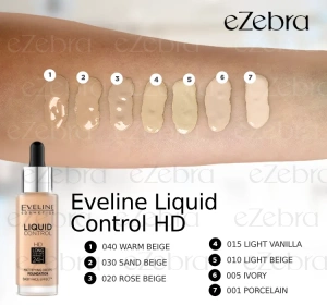 EVELINE LIQUID CONTROL HD GRUNDIERUNG 011 NATURAL 32ML