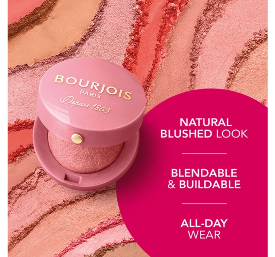 Kliknij na zdjęcie, aby je powiększyć Bourjois gepresstes Rouge 34 Rose D'or 2,5 g