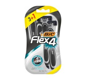 BIC Flex4 Einwegrasierer für Männer 4 Stück