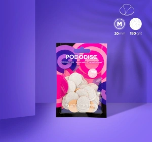 Staleks Pro Pododisc Austauschbare Schleifpads für Pododisc M/20 mm 180 grit 50 Stück