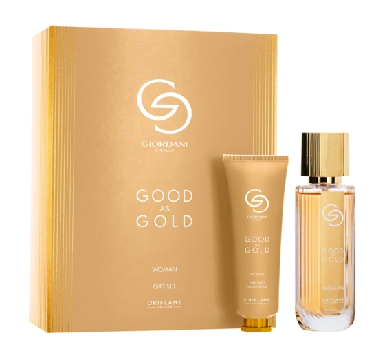 Kliknij na zdjęcie, aby je powiększyć Oriflame Giordani Gold Good as Gold Eau de Parfum Spray 50 ml + Handcreme 50 ml