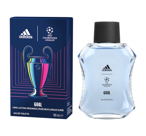Kliknij na zdjęcie, aby je powiększyć Adidas UEFA Champions League Goal Eau de Toilette Spray 100ml