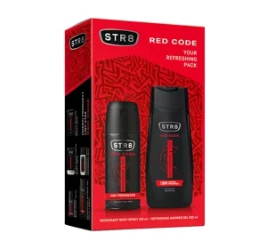 STR8 Red Code Deodorant Spray 150 ml + Duschgel 250 ml