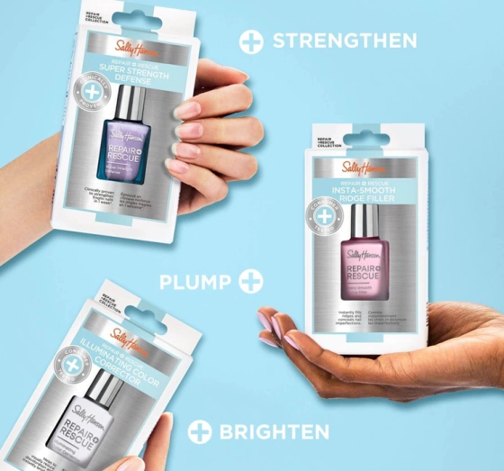 Kliknij na zdjęcie, aby je powiększyć  SALLY HANSEN REPAIR + RESCUE NAGELKUR 13,3ML 55