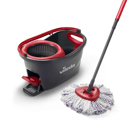 Vileda Turbo 3in1 Microfibre Set Wischmopp mit Eimer
