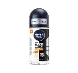 NIVEA MEN Black&White; Invisible Ultimate Impact Antitranspirant-Roller für Männer 50 ml