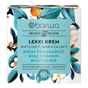 Barwa Orange Bloom – leichte, mattierende und feuchtigkeitsspendende Creme mit Niacinamid, 50 ml