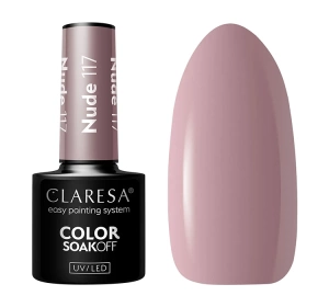 Claresa Hybrid-Nagellack Nude 117 5 g