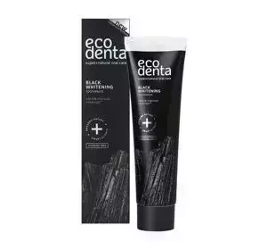 ECODENTA BLACK WHITENING SCHWARZE ZAHNPASTA MIT KOHLE 100ML