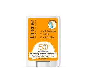 Lirene Sun Transparenter Vitamin-Stick für Gesicht und Körper SPF50+ 15g