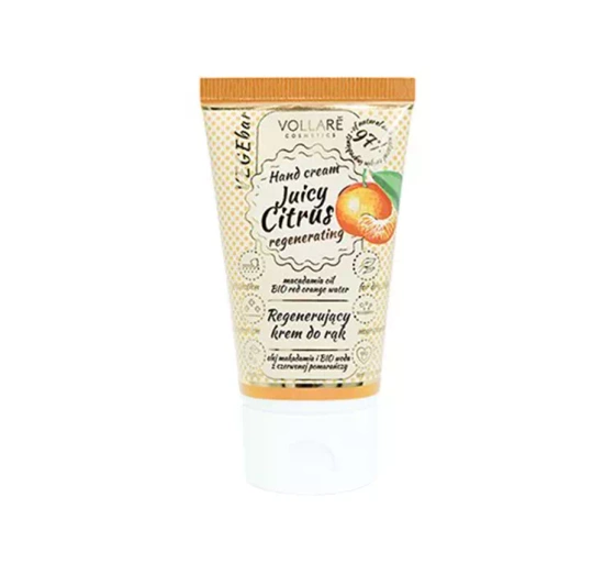 Kliknij na zdjęcie, aby je powiększyć VERONA VOLLARE VEGEBAR JUICY CITRUS REGENERIERENDE HANDCREME 30ML