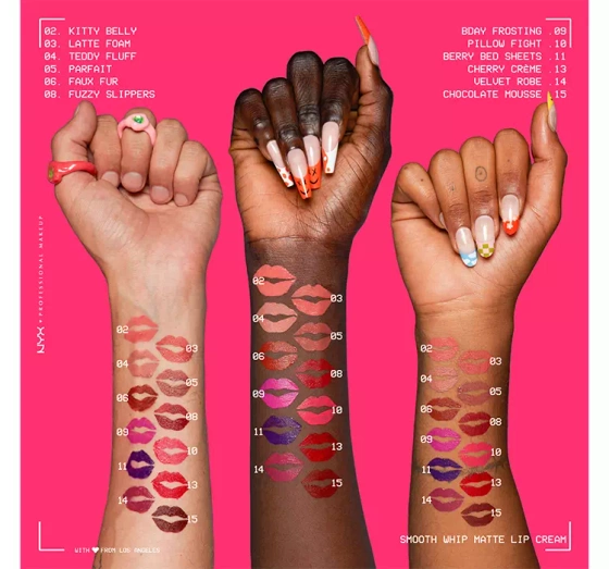 NYX PROFESSIONAL MAKEUP SMOOTH WHIP LIPPENSTIFT 11 BERRY BED SHEETS 4ML