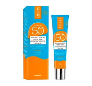 LIRENE FEUCHTIGKEITSSPENDENDE SCHUTZCREME FÜRS GESICHT SPF50+ 40ML