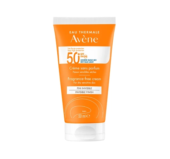 Avene duftfreie Creme SPF50+ Invisible für trockene und empfindliche Haut 50ml