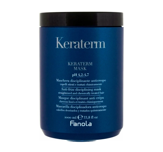 FANOLA KERATERM MASKE FÜR GEGLÄTTETES HAAR 1000ML