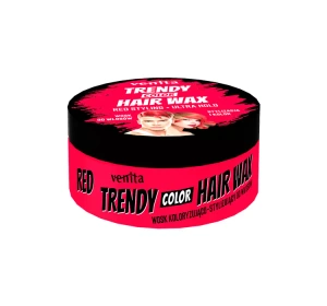 VENITA TRENDY COLOR HAIR WAX – FARB- UND STYLINGWACHS FÜR DAS HAAR, ROT, 75 G