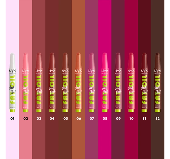 NYX PROFESSIONAL MAKEUP FAT OIL SLICK CLICK LIPPENBALSAM 02 CLOUT 2G