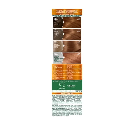 GARNIER COLOR NATURALS PERMANENTE HAARFARBE 6.41 GOLDENER BERNSTEIN