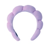 Top Choice Kosmetik-Frottee-Stirnband, violett