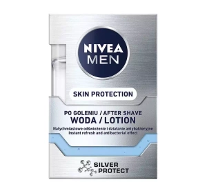 NIVEA MEN Silver Protect After Shave Lotion – Rasierwasser für Männer, 100 ml