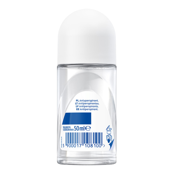 NIVEA Black&White; Invisible Silky Smooth Antitranspirant-Roll-on für Frauen 50 ml