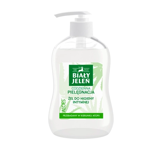 Kliknij na zdjęcie, aby je powiększyć BIAŁY JELEŃ GEL FÜR INTIMPFLEGE MIT ALOE