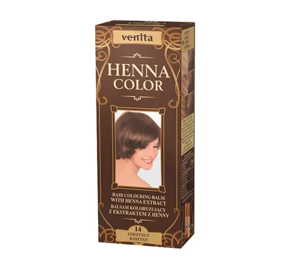 Venita Henna Color Farbpflegespülung mit Henna-Extrakt 14 Kastanie 75 ml