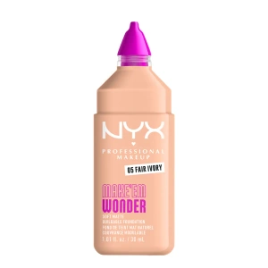 NYX Professional Makeup Make 'Em Wonder Leichte mattierende Foundation 05 Fair Ivory 30 ml