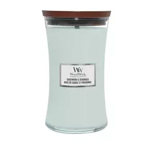 WOODWICK LARGE JAR DUFTKERZE SAGEWOOD & SEAGRASS 610G