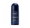 NIVEA MEN Deep 72h antibakterielles Antitranspirant-Roll-on mit Aktivkohle, 50 ml