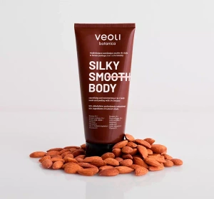 VEOLI BOTANICA BODY SILKY SMOOTH GLÄTTEND-FEUCHTIGKEITSSPENDENDE PEELINGMASKE FÜR KÖRPER 180ML