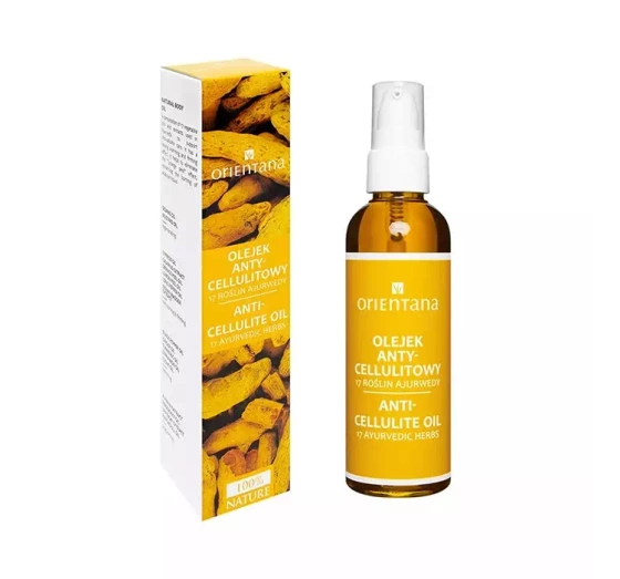 Kliknij na zdjęcie, aby je powiększyć ORIENTANA ANTI CELLULITE ÖL 17 AYURVEDA PFLANZEN 100 ML