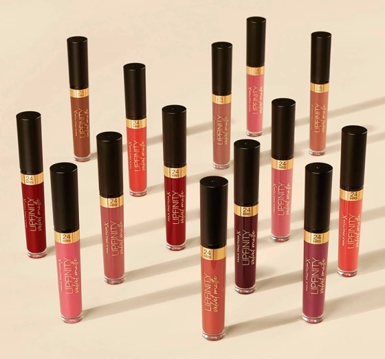 Kliknij na zdjęcie, aby je powiększyć MAX FACTOR LIPFINITY VELVET MATTE FLÜSSIGER LIPPENSTIFT 085 CASHMERE NUDE 3,5ML