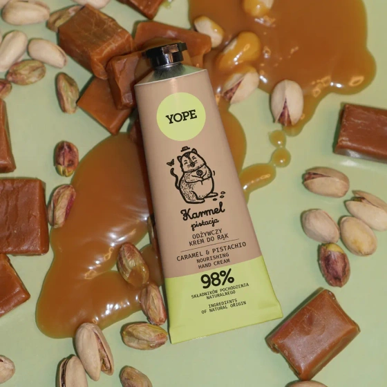 Yope Nährende Handcreme Karamell & Pistazie 50 ml