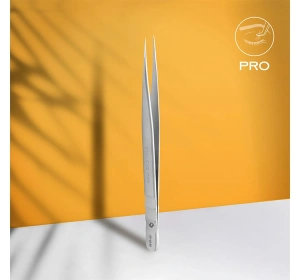 Staleks Pro Expert Lash Brow Professionelle Wimpernpinzette gerade TE-41/10